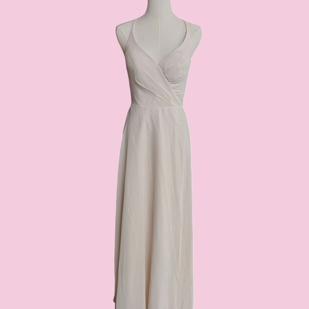 Azazie Pink Sleeveless Gown